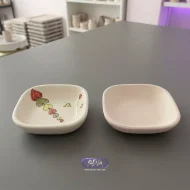مجموعه بیسکوییت دورچین یک نفره اشکان پارت آفرین - مربع لبه نرم